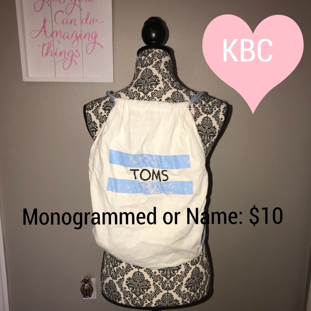 Toms drawstring backpack